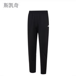 斯凯奇 秋冬黑色针织男裤 P224M125-03K8L 条