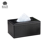 山之只 皮革纸巾盒 250*135*95mm 个