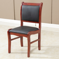 办公椅 实木会议椅时尚简约办公职员麻将椅电脑人体工学带扶手