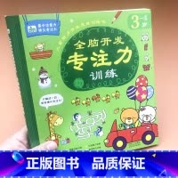 [正版]晨风童书全脑开发专注力训练3~4岁宝宝逻辑训练书幼儿园启蒙早教专注力训练书 儿童左右脑开发找不同幼儿书籍3-6