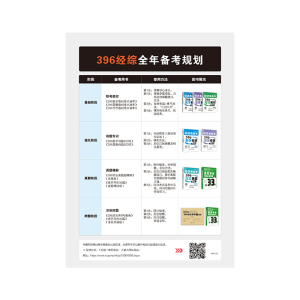 醉染图书20经济类联考·396数学母题800练9787576308617