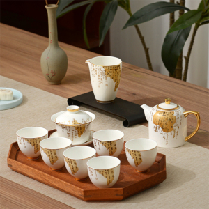 北国风光 骨瓷茶具甲骨文TS-0129P套