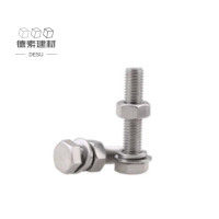 德素 不锈钢 外六角四组合套装 M12*30mm /套