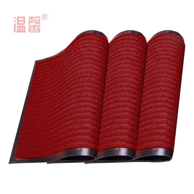 温馨 条纹防滑垫 暗红色1.2*15m 卷