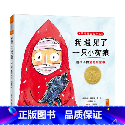 [正版]2018年凯迪克金奖绘本:我遇见了一只小灰狼 0-3-4-5-6周岁精装硬皮硬壳 幼儿儿童读物宝宝早教启蒙绘本