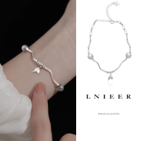 S925纯银鱼尾手链女轻奢小众精致莫比乌斯手镯闺蜜生日礼物手饰品送女朋友老婆情人节七夕生日礼物