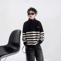 男童毛衣秋冬款新款中大儿童冬季针织衫潮男孩打底衫加厚