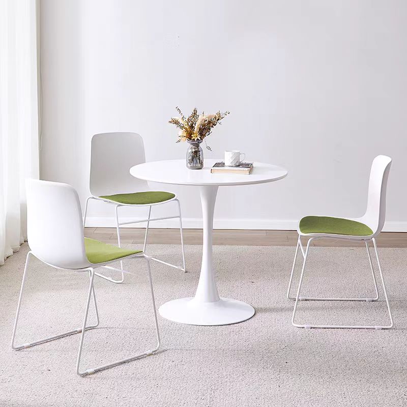易企采 一桌(70CM)三椅 简约洽谈桌椅组合会客接待休闲桌椅创意商务小圆桌