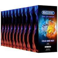 交悦冰火双重天男女共用夫妻情趣感性用品床上用品冰感热感水 10盒(口味混装)冰火口爱水
