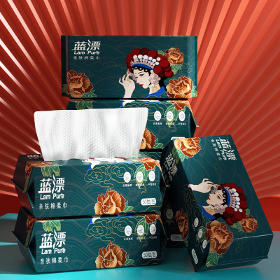 棉柔巾洗脸巾擦脸一次性加大加厚绵柔巾婴儿抽取式洗面巾干湿两用