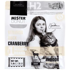 美仕唐纳滋(Mister Donus)猫粮全价H1幼猫粮H2成猫粮无谷英短美短发腮增肥鹿肉鹿肉三文鱼黑松露猫干粮