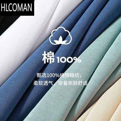 HLCOMAN短袖夏季男款2025大码宽松半袖加肥加大男士衣服少年半袖t恤