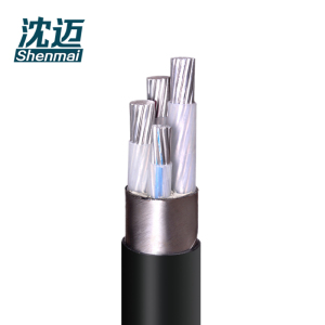 沈迈 铝芯铠装电缆 ZC-YJLV22-3*25+1*16平方毫米 /米
