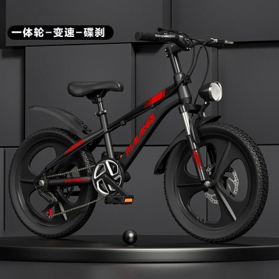 儿童山地车自行车中小大童18-24寸变速碟刹减震中小学生自行车