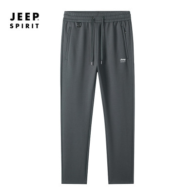 JEEP SPIRIT新款休闲裤男纯棉宽松直筒休闲长裤子卫裤春秋运动裤