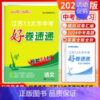 [2025]语文 (好卷速递-江苏模拟24套) 初中通用 [正版]2025新版恩波38套江苏省中考13十三大市中考试卷与