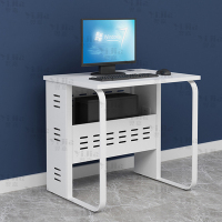 翌嘉 钢架电脑桌培训桌机房电脑桌学习桌课桌 单人位B款