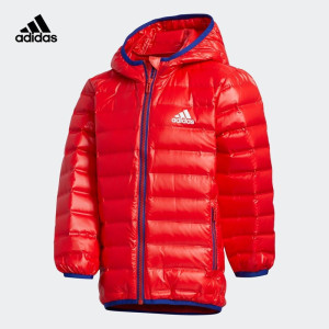 阿迪达斯adidas LK J LT DOWN JK小童装冬季训练运动连帽羽绒服GC9257 D