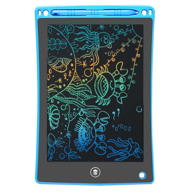 柏族8.5英寸高亮粗笔手写板液晶手写输入绘图板儿童涂鸦学习办公用品记事本手绘板儿童电子画板涂鸦绘画板无USB2.0