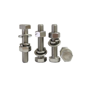 清玖熙月 不锈钢外六角螺栓组合4.8级 M14×50(10套/包) 包