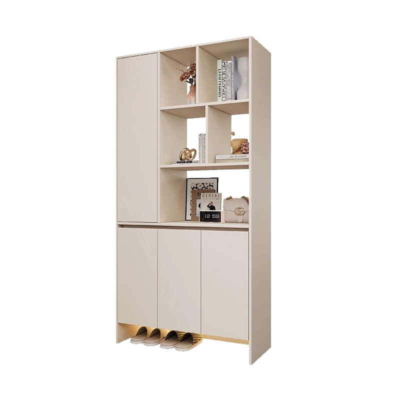 苏宁 质凡 现代简约隔断屏风柜门厅玄关鞋柜/ZF-XGG044/1400*350*2000mm