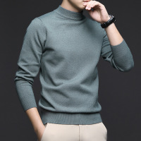 2025秋冬季新款羊毛衫男半高领加厚保暖可机洗打底男士针织衫