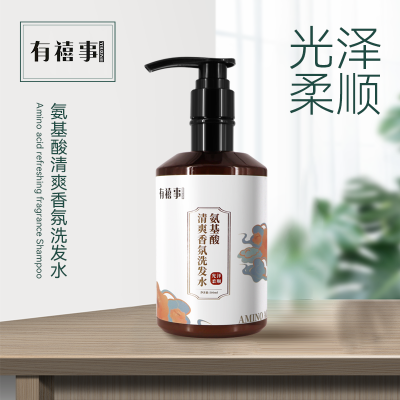 有禧事 500ML 氨基酸清爽洗发水 (计价单位:瓶) 棕色