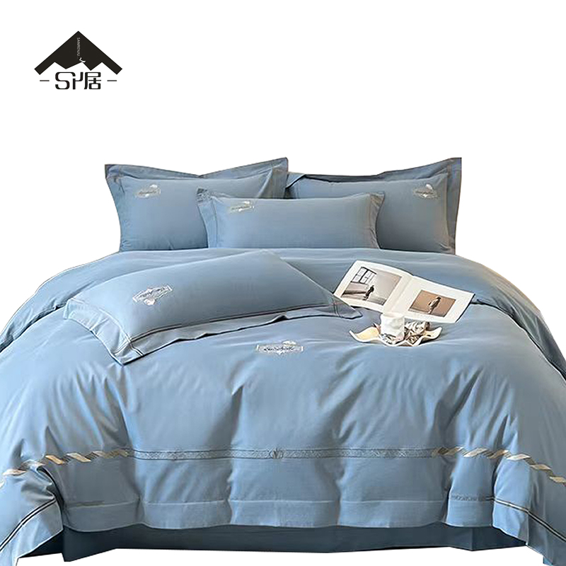 三人居 贡缎磨毛四件套 青藤玫瑰 SRJQT032 套