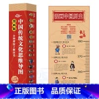 中国传统文化思维导图 [正版]中国传统文化思维导图 儿童身高挂图180cm朝代歌历史知识一分钟带你了解漫画版中国历史 既