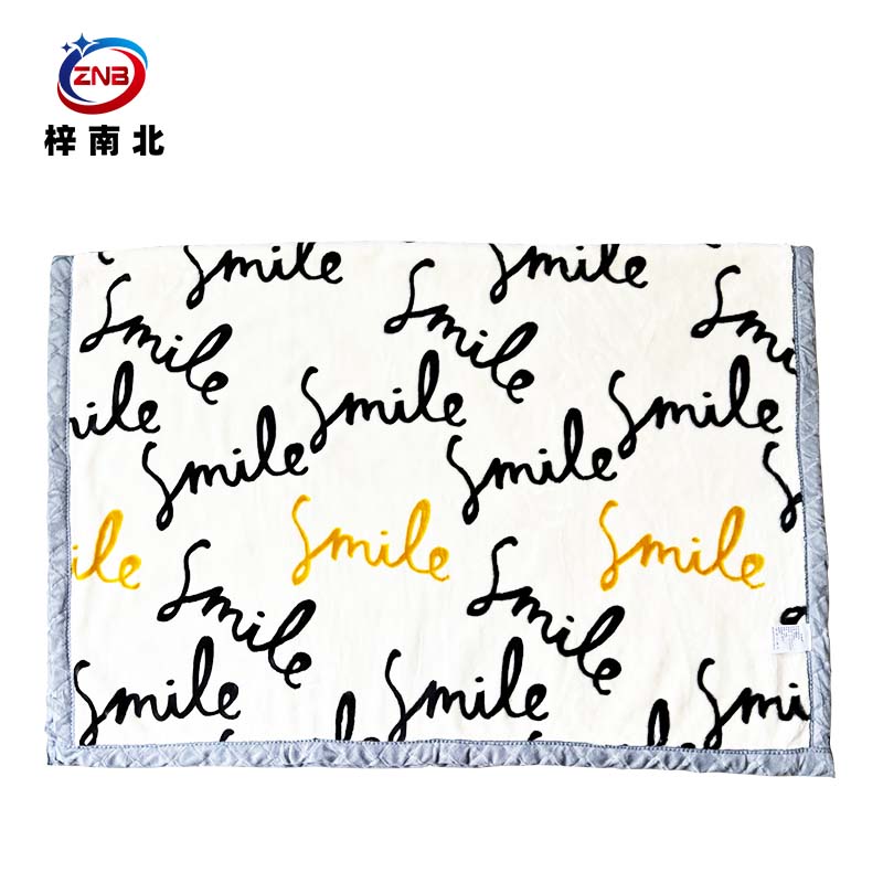 梓南北 加厚拉舍尔毛毯150*200cm 条