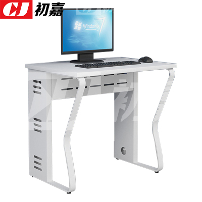 初嘉(CJ)钢架电脑桌培训桌机房电脑桌学习桌课桌 单人位R款