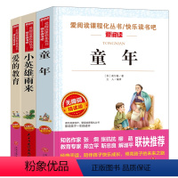 爱的教育+小英雄雨来+童年 [正版]爱的教育小英雄雨来童年书全3册童年高尔基原著完整版小学生六年级必读的课外书6年级上册