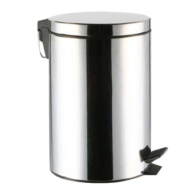 TTYOOP SJ-8501 12L 不锈钢带盖垃圾桶 (计价单位:个)银色