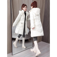 女棉衣冬季新款棉衣女式休闲中长款收腰加厚保暖棉服欧美外套