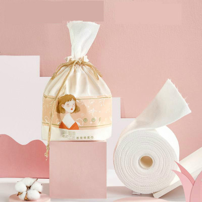 一次性洗脸巾洁面巾卷筒棉柔巾柔巾卷美容卸妆毛巾80抽1