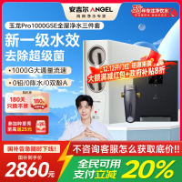 安吉尔家用净水器母婴直饮机纯水直饮式净水机5年长效RO反渗透厨下式过滤器玉龙Pro1000GSE+前置+管线机三件套