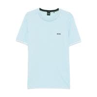Hugo boss2025夏季男士短袖圆领直下摆透气舒适棉氨纶时尚百搭柔软亲肤T恤