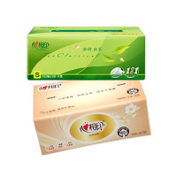 心相印抽纸套装DT15100抽纸20包+DT55100抽纸24包
