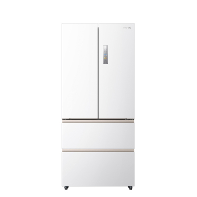 美的出品华凌518升多门冰箱 HR-518WUFIPZ 雾隐白自动除霜风冷电脑控温独嵌两用1级能效