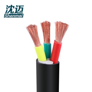 沈迈 铜芯通用软电缆 ZR-RVVZ-0.6/1KV-3*4mm²/米