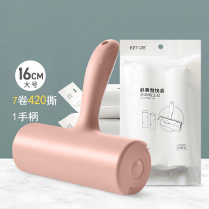 大号粘毛器滚筒16厘米可撕式替换纸芯沾毛器除尘滚翻盖系列