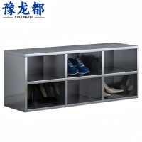 豫龙都不锈钢鞋柜6格台