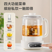 LOTOR徕多养生壶煮茶器办公室煮茶壶电水壶热水壶烧水壶电热水壶迷你玻璃花茶壶LD-ZCQ10抽拉款