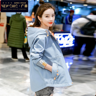 广赫中长款风衣2020年春秋季新款女装韩版宽松休闲流行时尚小个子外套风衣