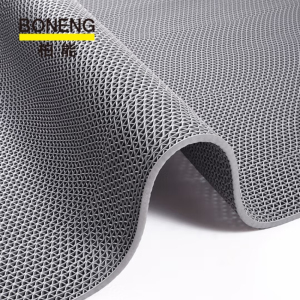柏能 定制剪裁PVC地垫灰色1.3米x1米