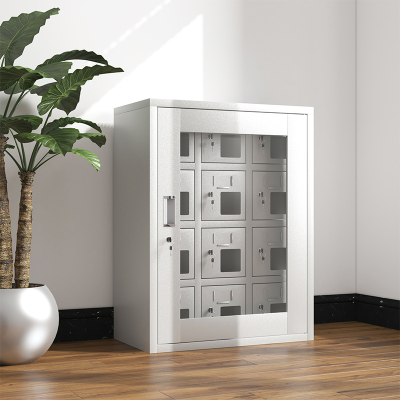 臻远手机柜存放柜可定制保管收纳柜 十二门手机存放柜
