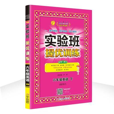 正版新书]实验班提优训练 小学 英语 六年级 (下) PEP 春雨教育·