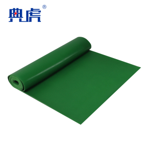 典虎 绝缘橡胶板 绿色10mm*1m*10m 卷