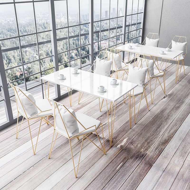 北欧咖啡厅奶茶店桌椅组合清新简约小吃甜品店西餐厅创意休闲桌椅