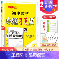 [正版]2024秋初中数学提优版小题狂做八年级上数学苏科版 8年级上册 初二同步初中数学课时练习类训练教辅辅导资料书 恩